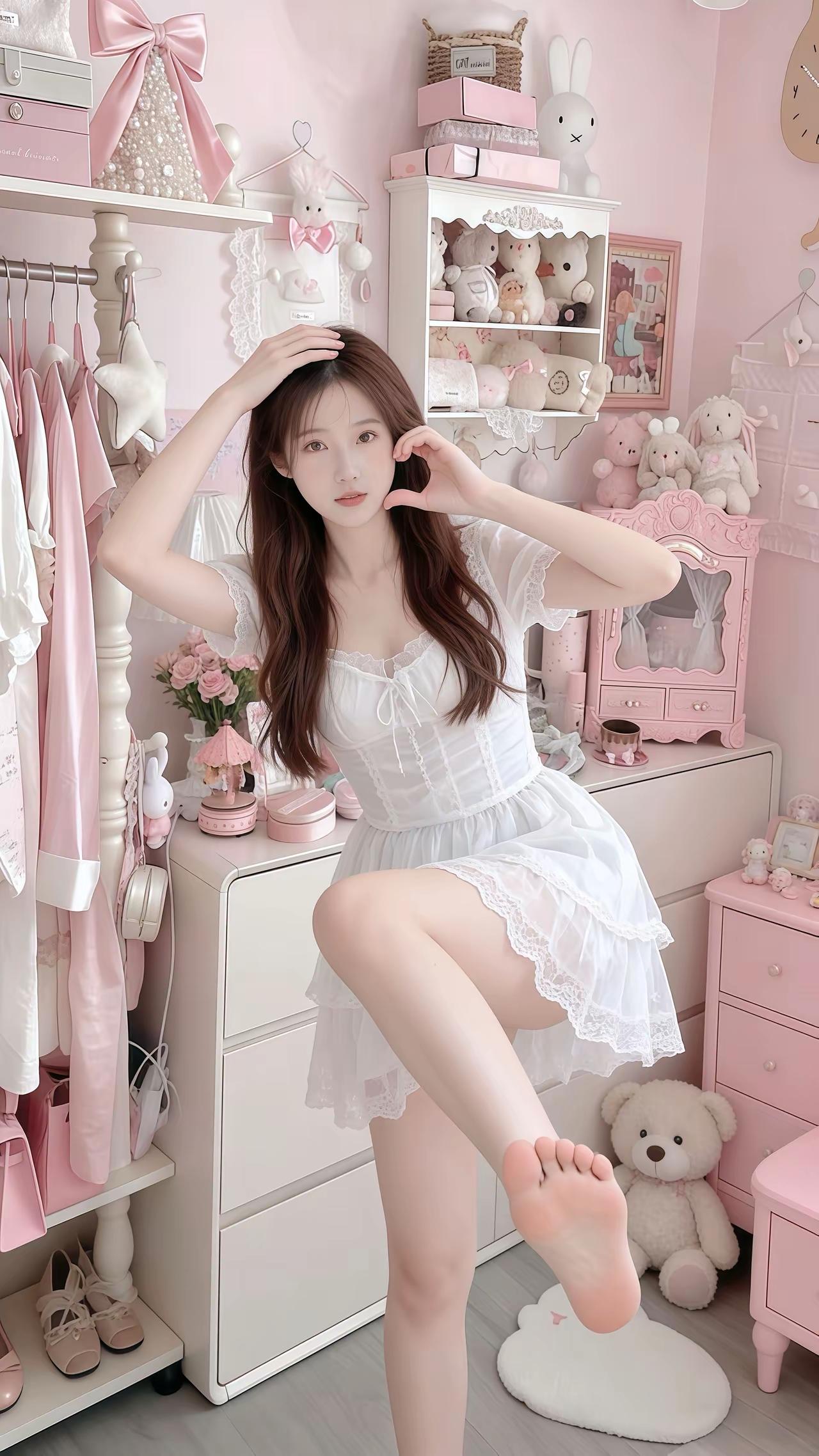 少女心爆棚的粉色梦幻房间，甜美可爱！💖🌸💕