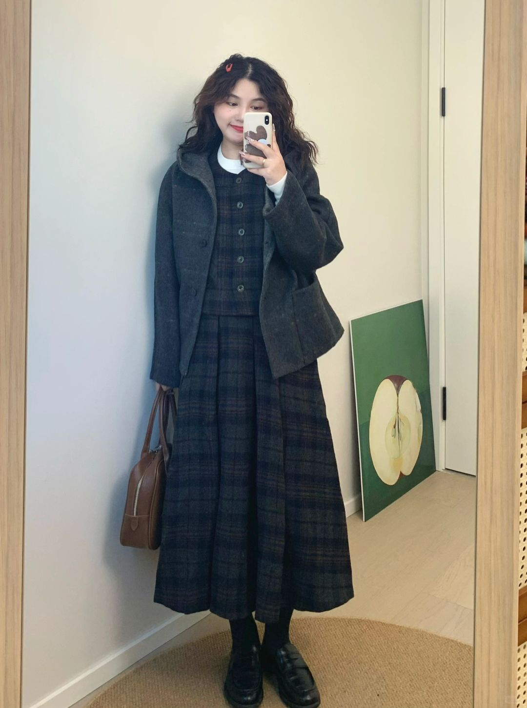 🍩｜毛呢外套和格纹套装～