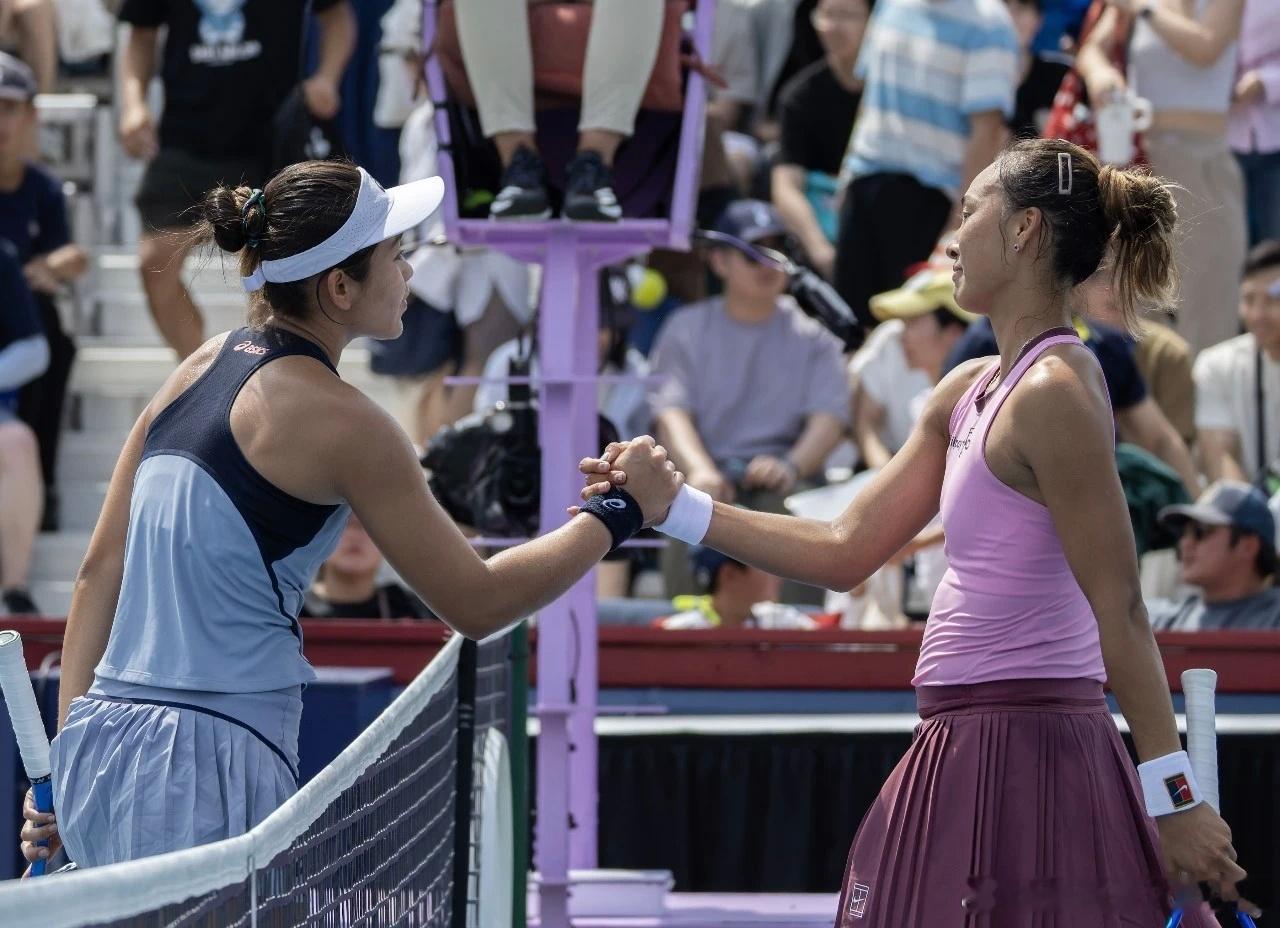 WTA1000赛多伦多站🎾女子单打资格赛:泰国🇹🇭选手塔拉鲁迪6比3、6比