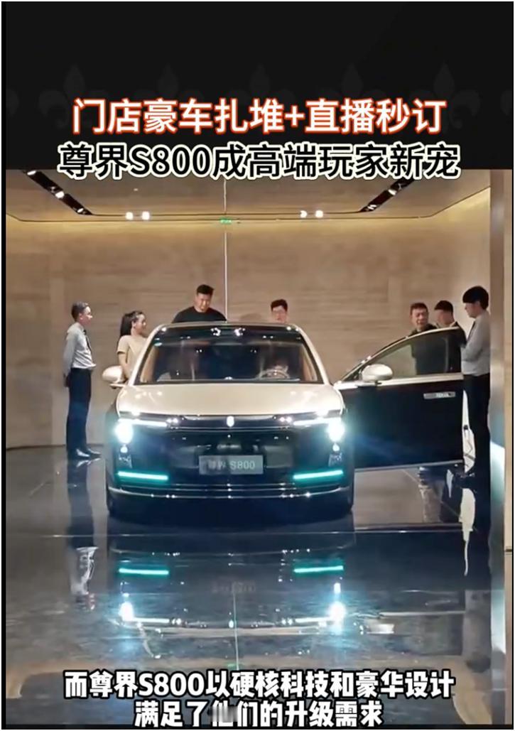 这是什么情况？开豪车的都去看尊界S800了
尊界S800自从5月30日上市，热度