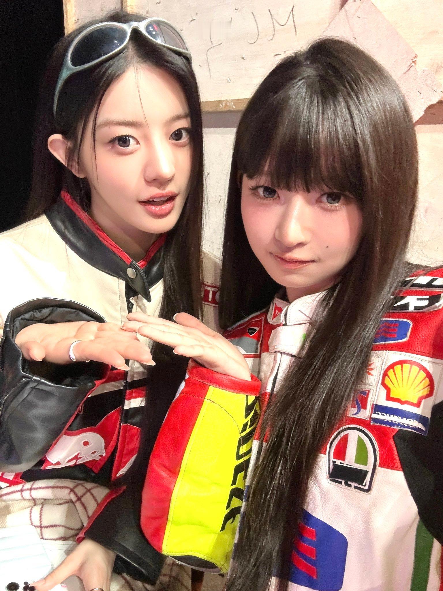 250903 IVE Rei直井怜 和Minju ​​​