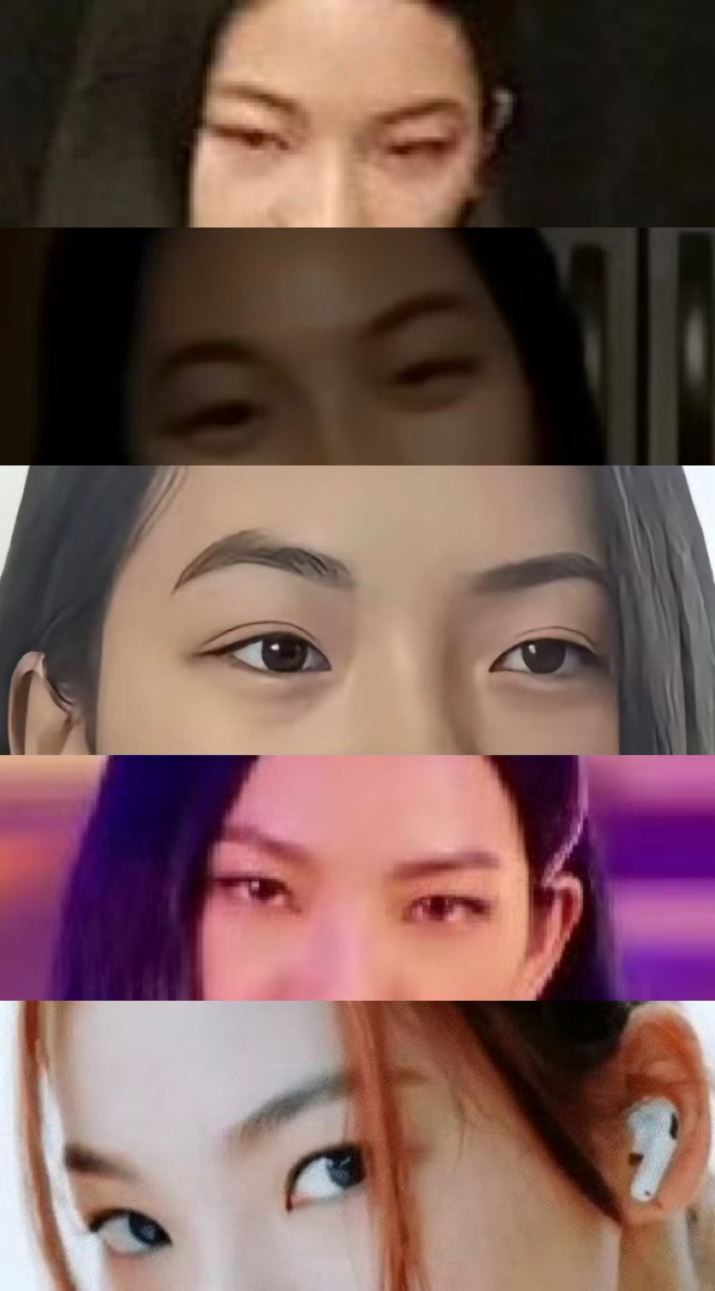 柳智敏 我一直以为她眼睛睁不开 直到有人告诉我  这个眼神叫做睥睨 ​​​