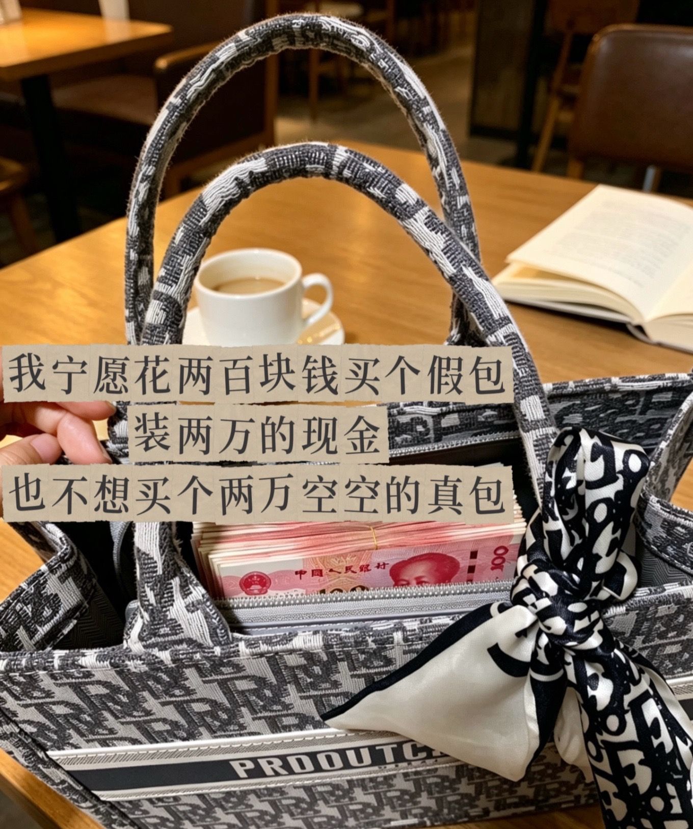 除了怕赚不到钱以外 没什么烦心事女孩子买个包怎么了  