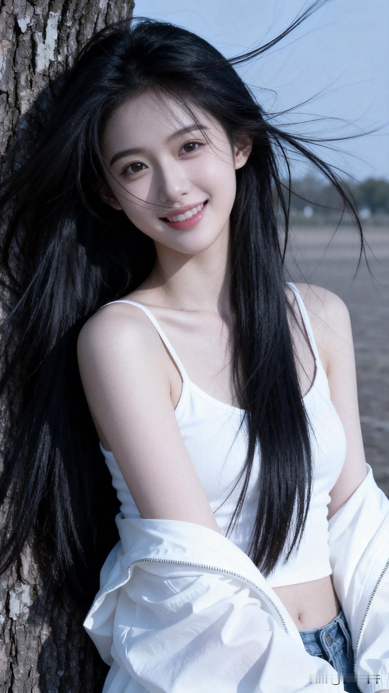 ：温柔也好，淘气也罢，甜美也好，辣妹也行，不管人们如何看待，微微一笑就好，其实她