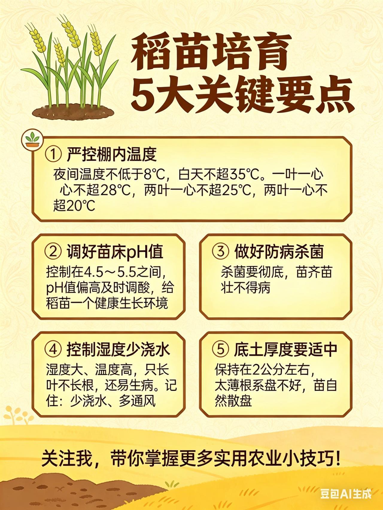 水稻育苗老出问题？记住这5条，苗齐根壮病害少！
年年育苗，年年不是绵腐、就是青枯