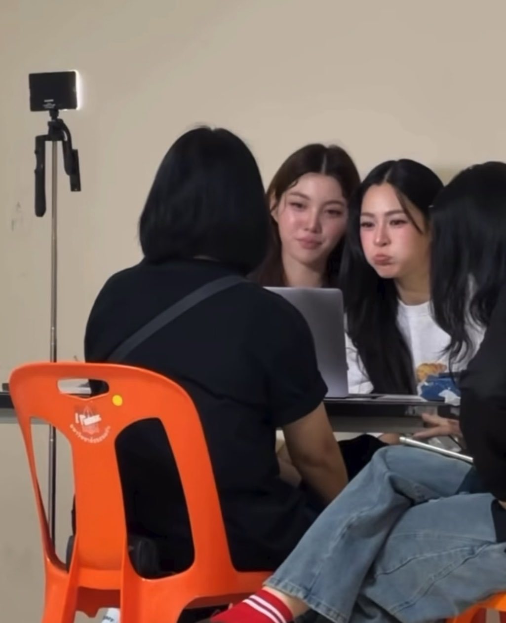这是 LingOrm 拍re吗？笔记本都一样😭😭 嘟嘴小猪和扭朋友依偎着在一