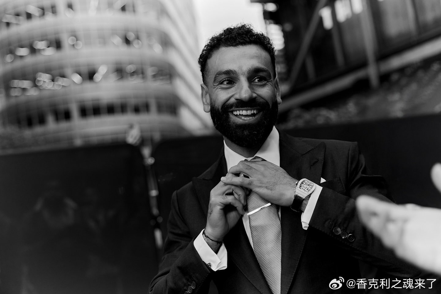 萨拉赫的黑白颁奖仪式 ​​​