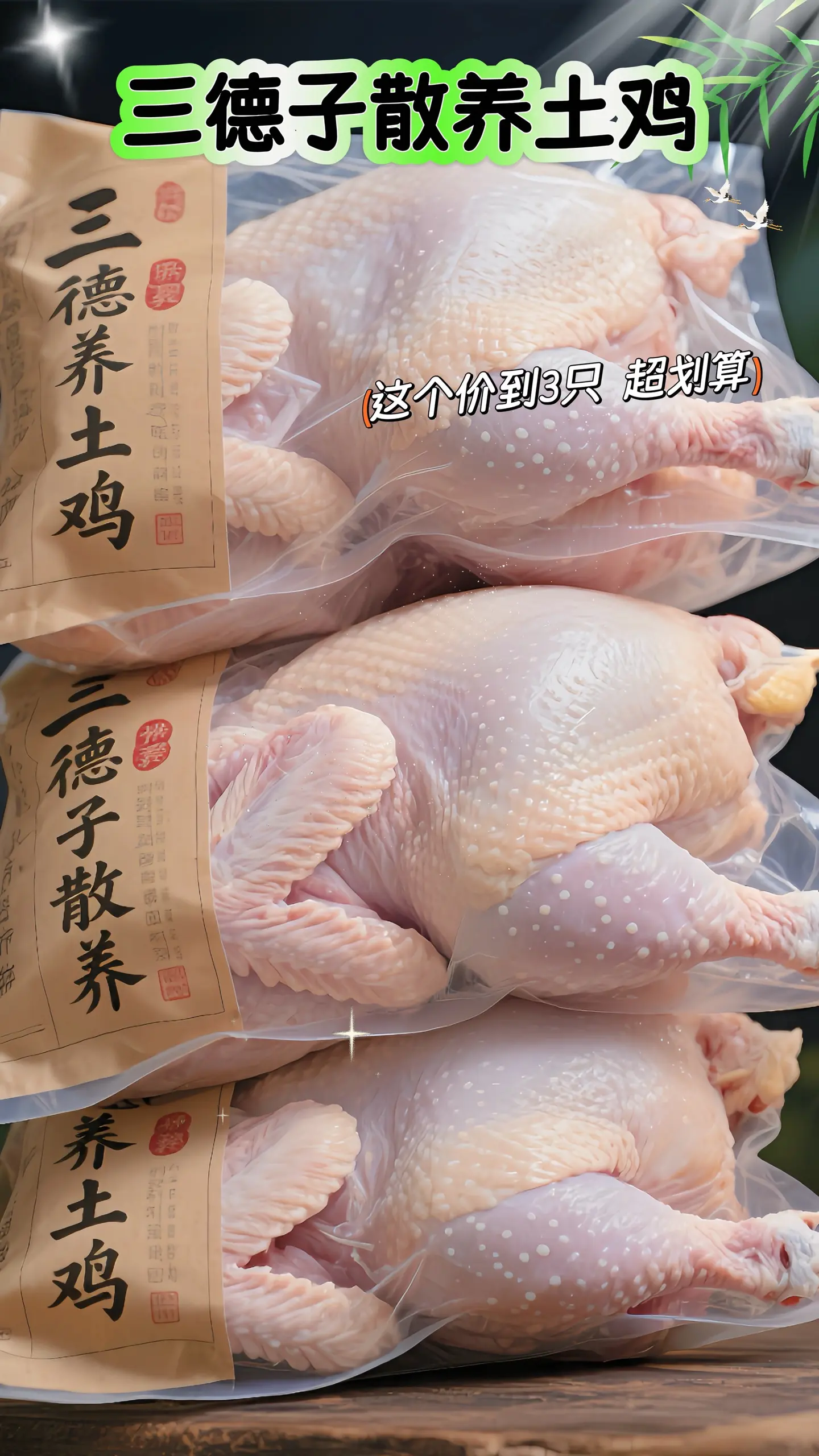59.93只散养土鸡！三德子家散养鸡，纯正土味，还原儿时本味！漫山遍野...
