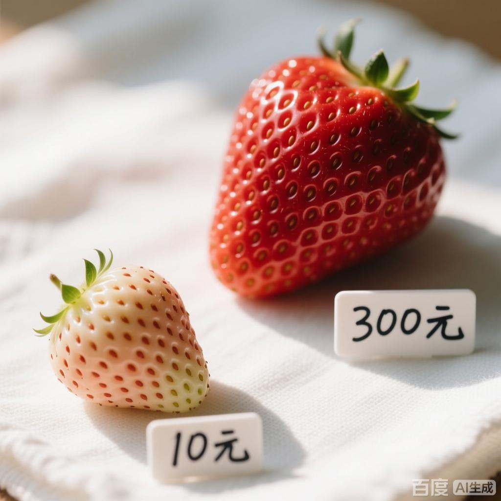 10元草莓VS300元草莓从营养角度看，10元和300元的草莓核心营养素（比如维