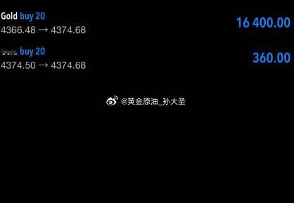 黄金4374多单，行情先扬后抑，冲高4380上方未撤，行情选择向下扩大调整空间。