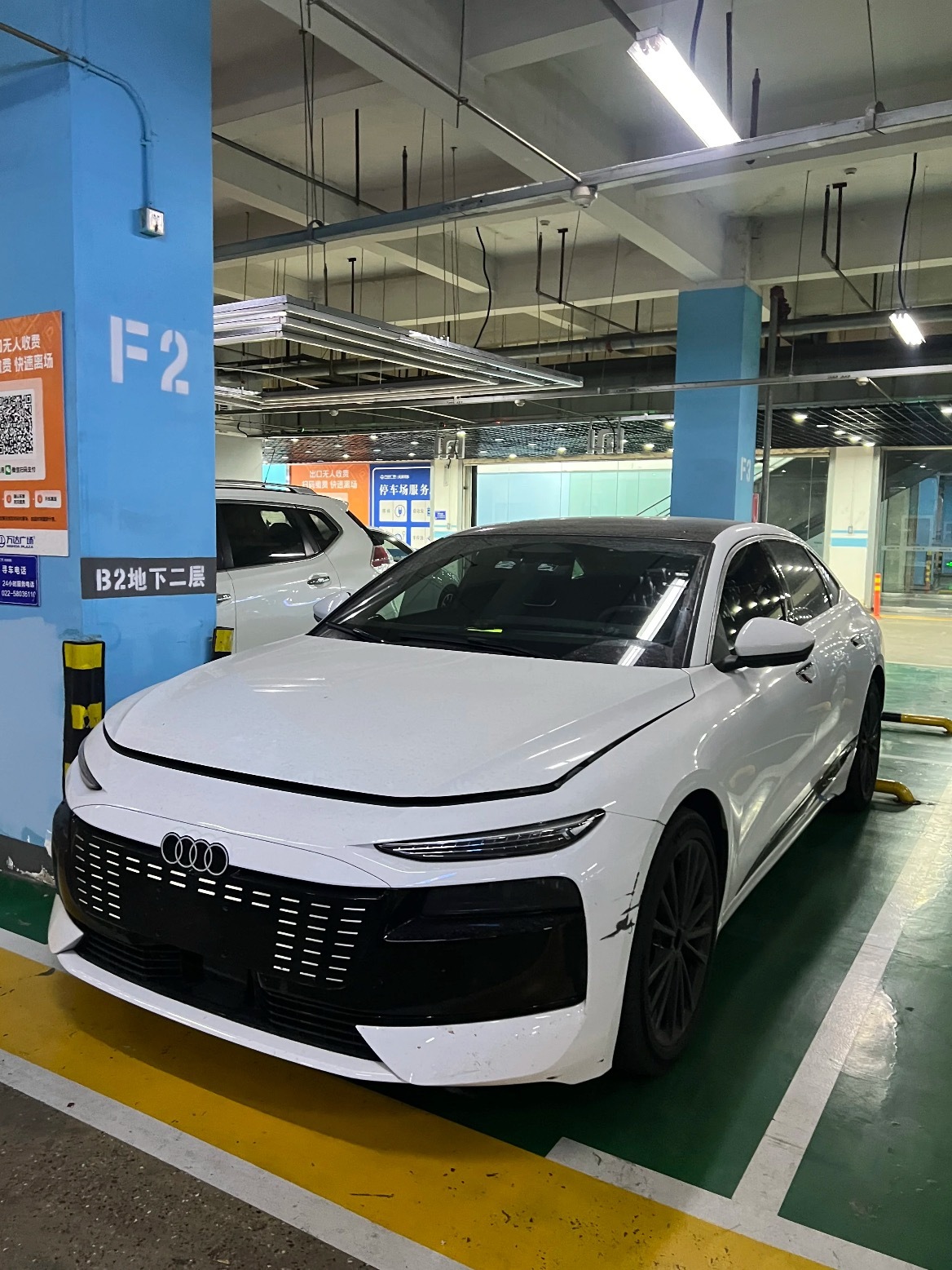 网友投稿：有人碰到了无伪装路试的全新奥迪A6L e-tron你们觉得这个外观怎么