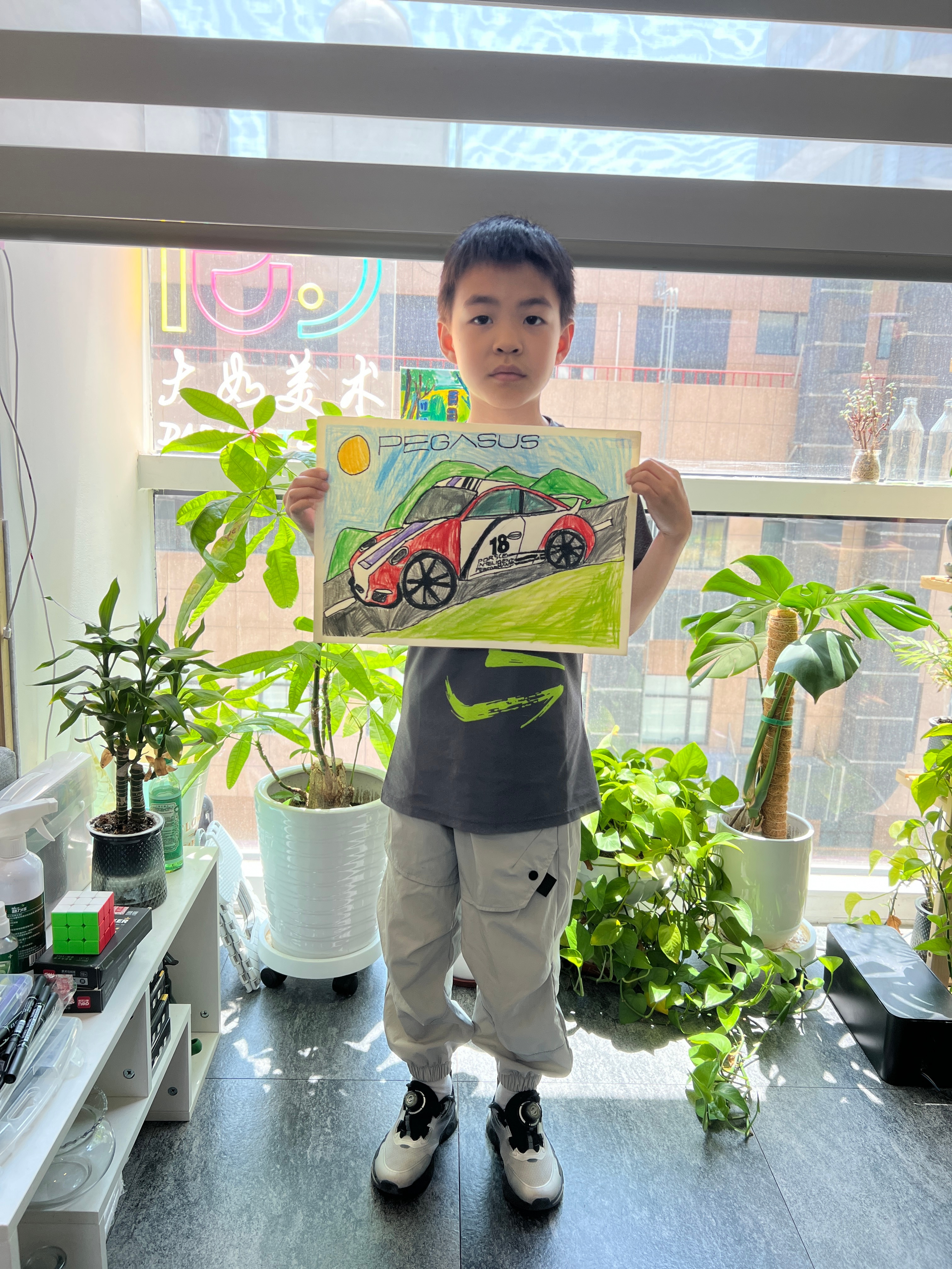 苗哥新作这车画的咋样？旭子的带娃日记张小苗日记