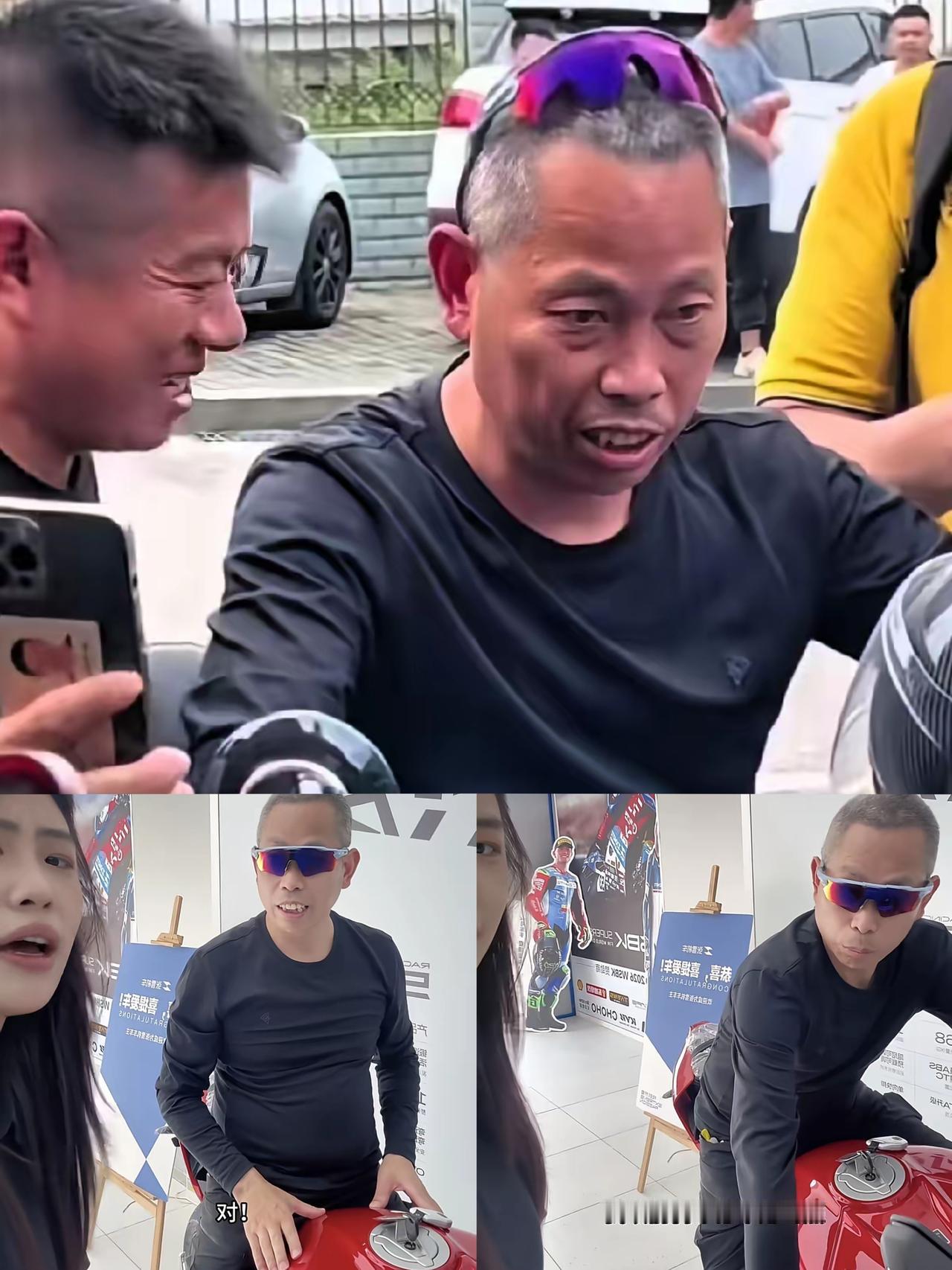 谁懂啊！张雪师父牙哥这分寸感，真的太让人佩服了！牙哥昨天专程到重庆找徒弟张雪，可