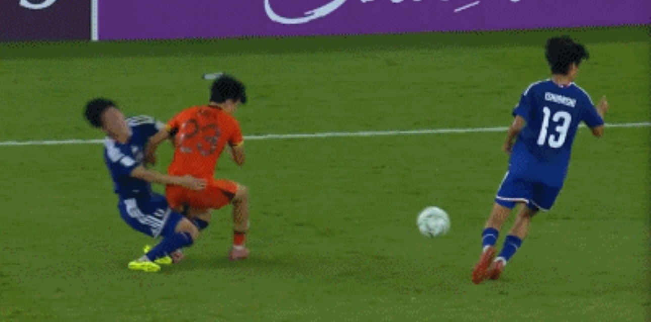 U23国足vs日本 U23国足亚军打得不错 整场不难看 正视差距 和亚洲头牌对拼