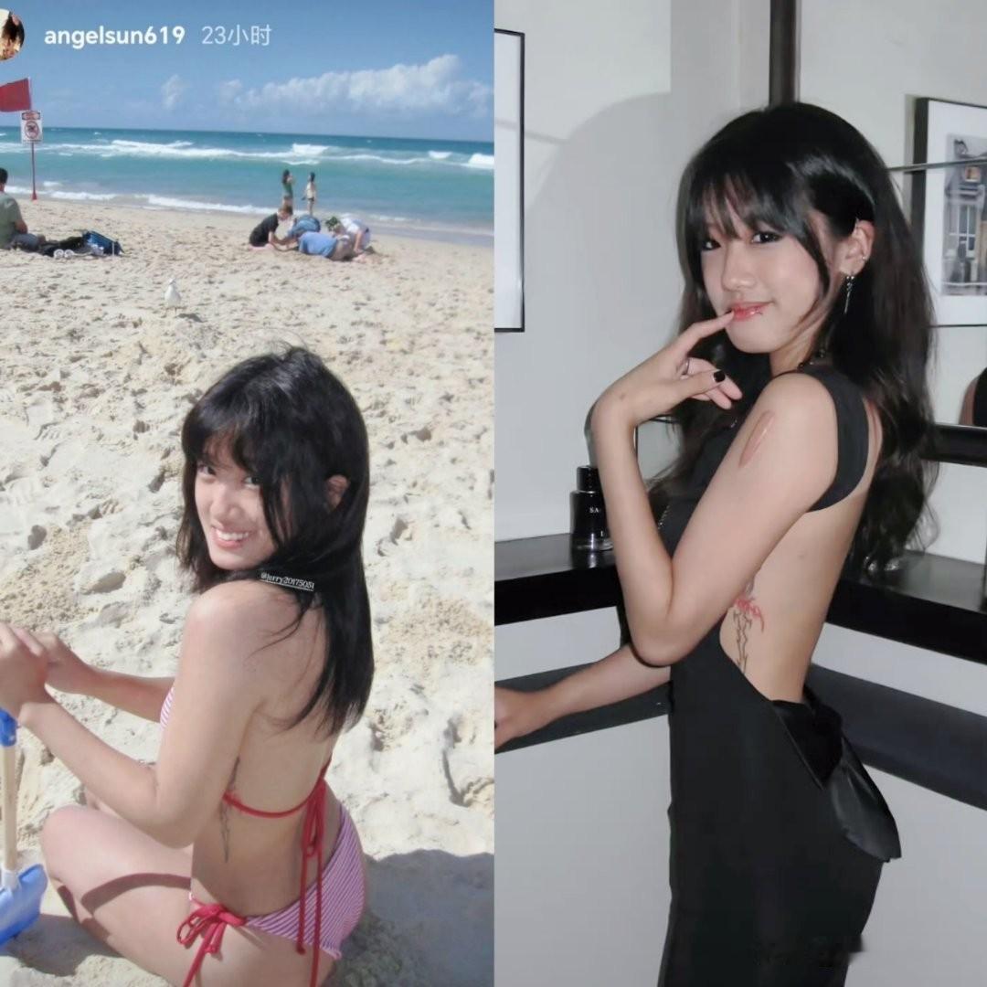 贾静雯大女儿梧桐妹穿比基尼拍照这事，居然被不少人喷尺度大。贾静雯出席活动时也被问