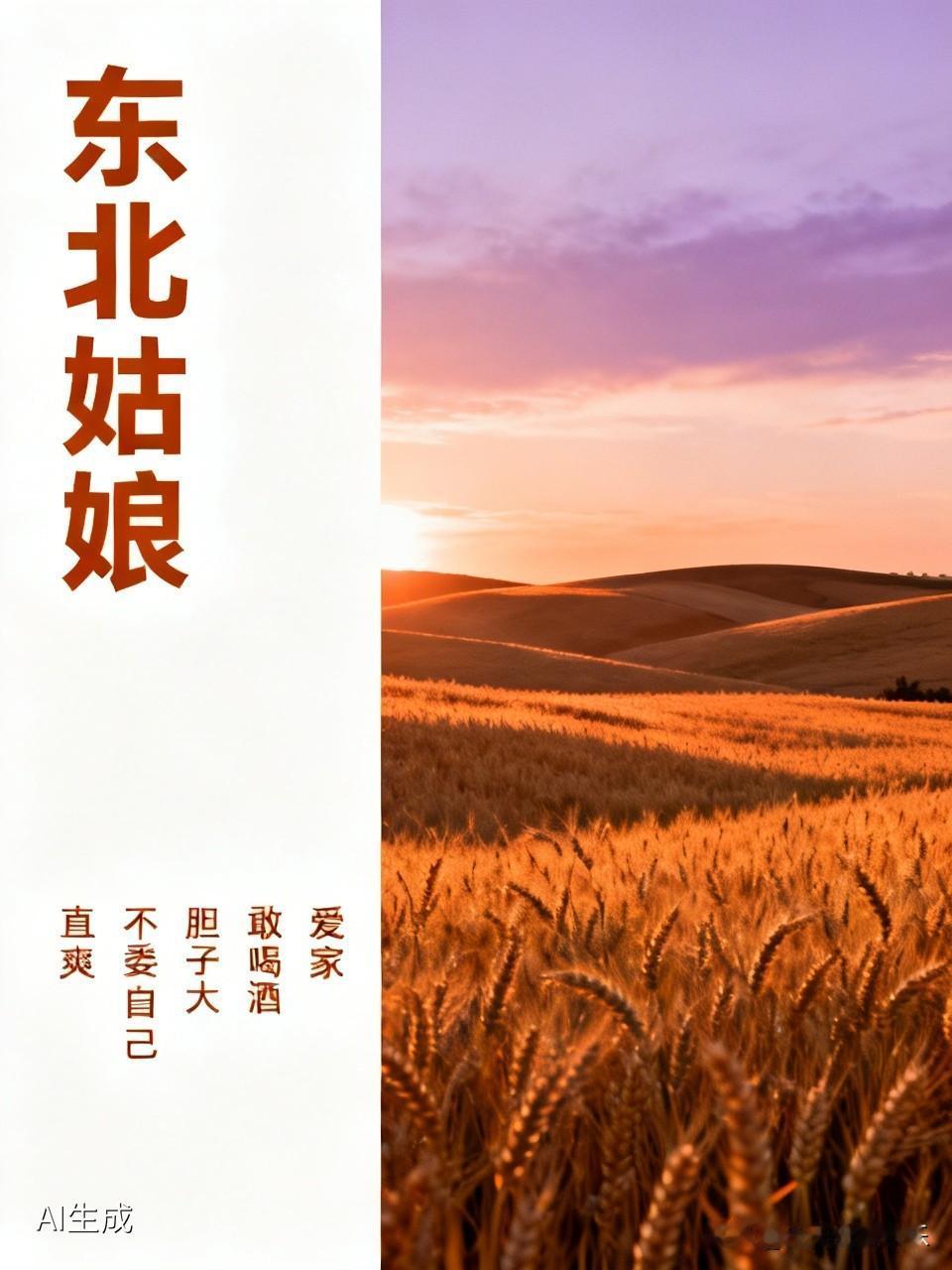 东北姑娘的特点
第一，直爽
第二，不委屈自己
第三，胆子大
第四，敢喝酒
第五，