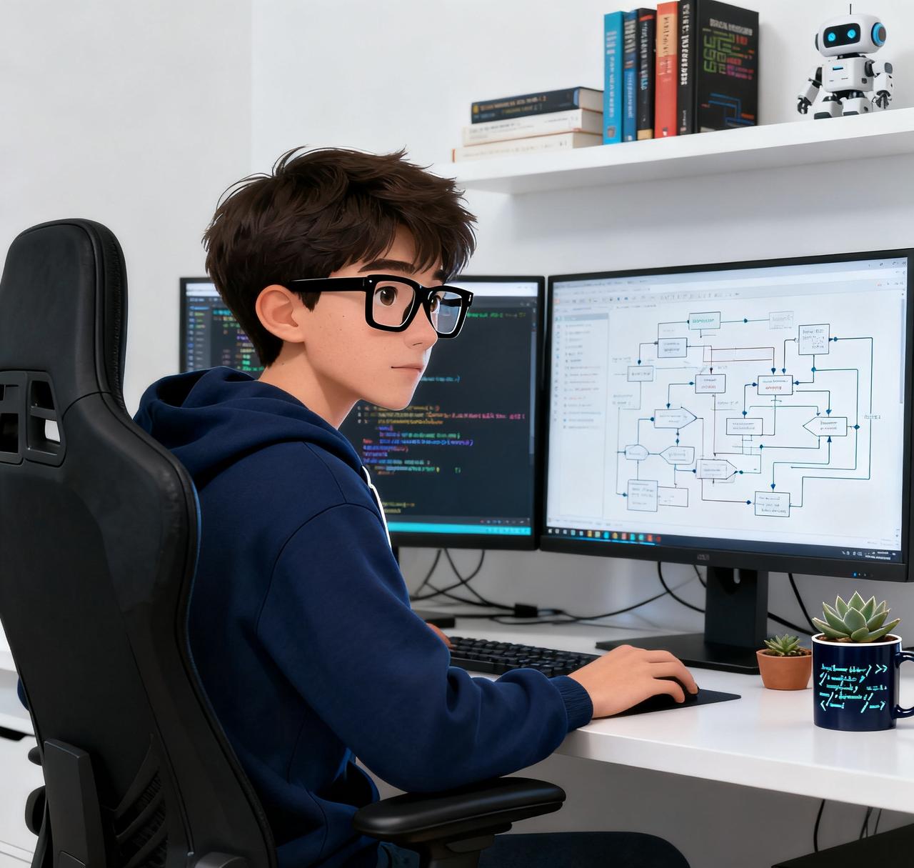 个人觉得做程序员，超级不错
1. 程序员真的超适合内向的人！不用天天跟人面对面尬