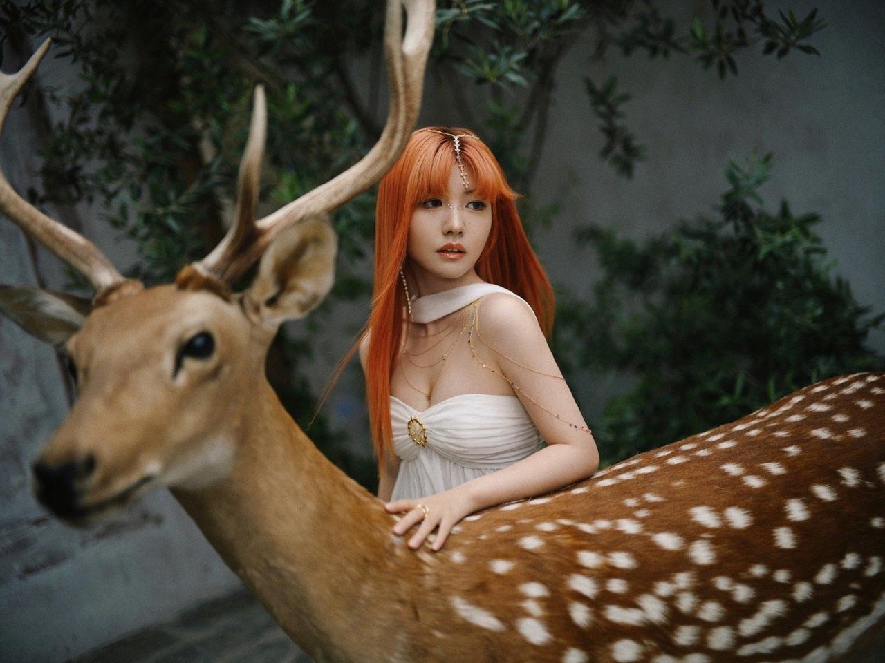 赖美云橘发小鹿女写真大片 