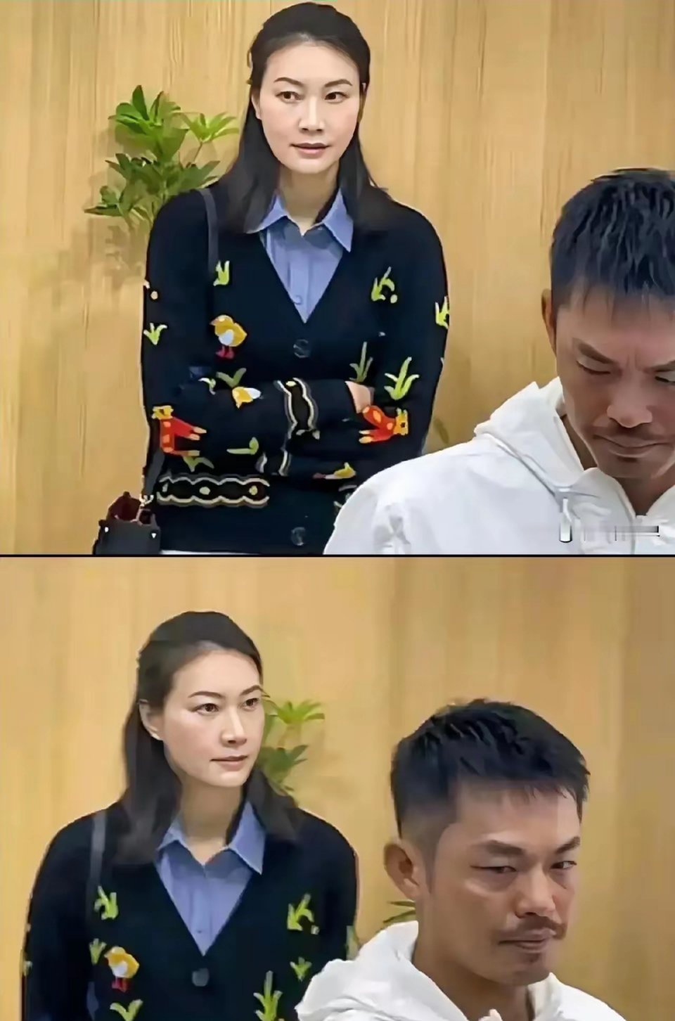 从谢杏芳的眼神中可以看到林丹的那件事对她影响挺大 ​​​