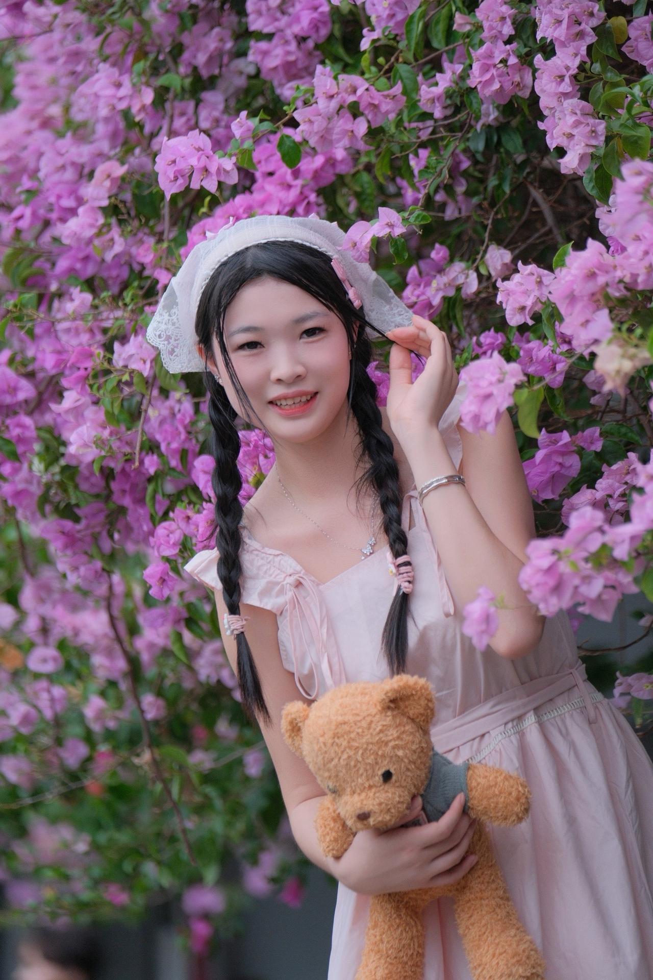 深圳约拍 三角梅 人像摄影