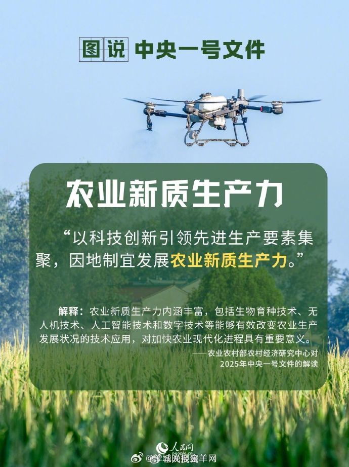 【#9个热词看中央一号文件#[话筒]】2月23日，2025年中央一号文件正式发布