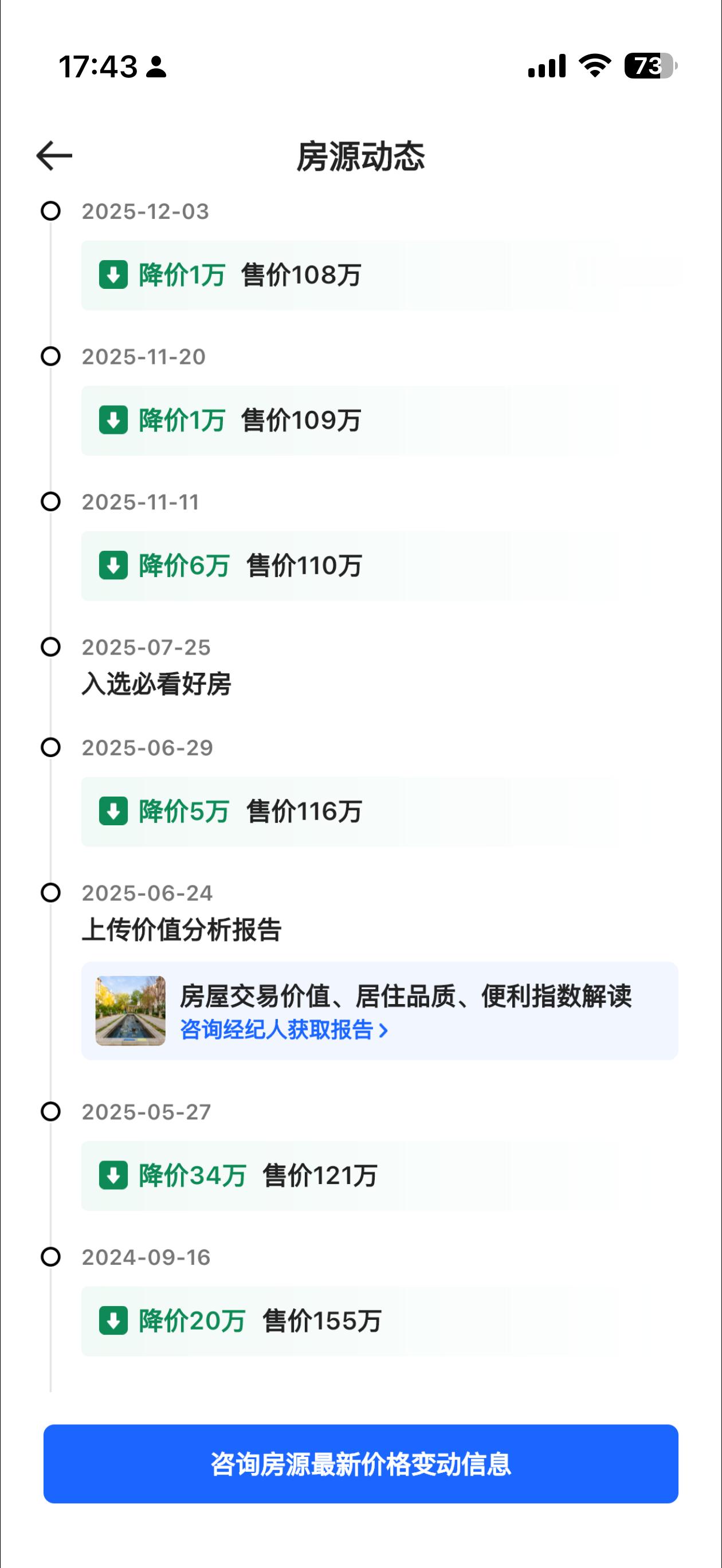 投资客绷不住了，一年降了 55 万，都没卖掉，当年开盘摇号没摇到的房子，机场连接