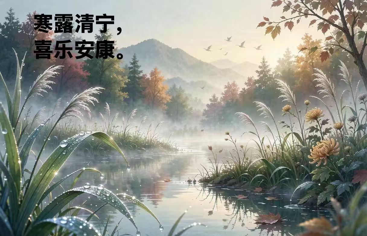 今天是2026年10月8日，星期四，农历八月二十八，正好是寒露节气。
我觉得把时