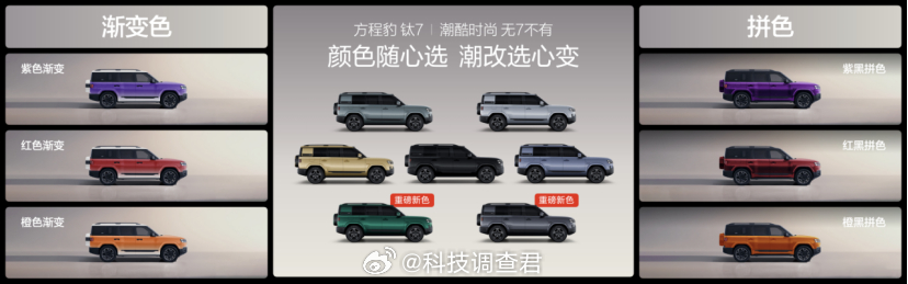 “大五座天花板”？方程豹豹7上市了～它真不愧是家庭硬派的新选择。这次豹7可谓是全