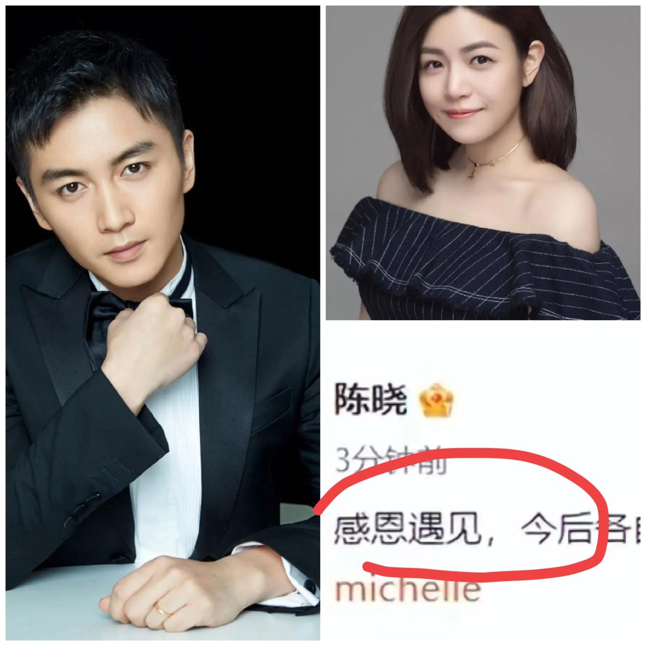 陈晓官宣离婚：各自安好吧

看来明星们的辟谣最后都实现了

狗仔队也太厉害了吧