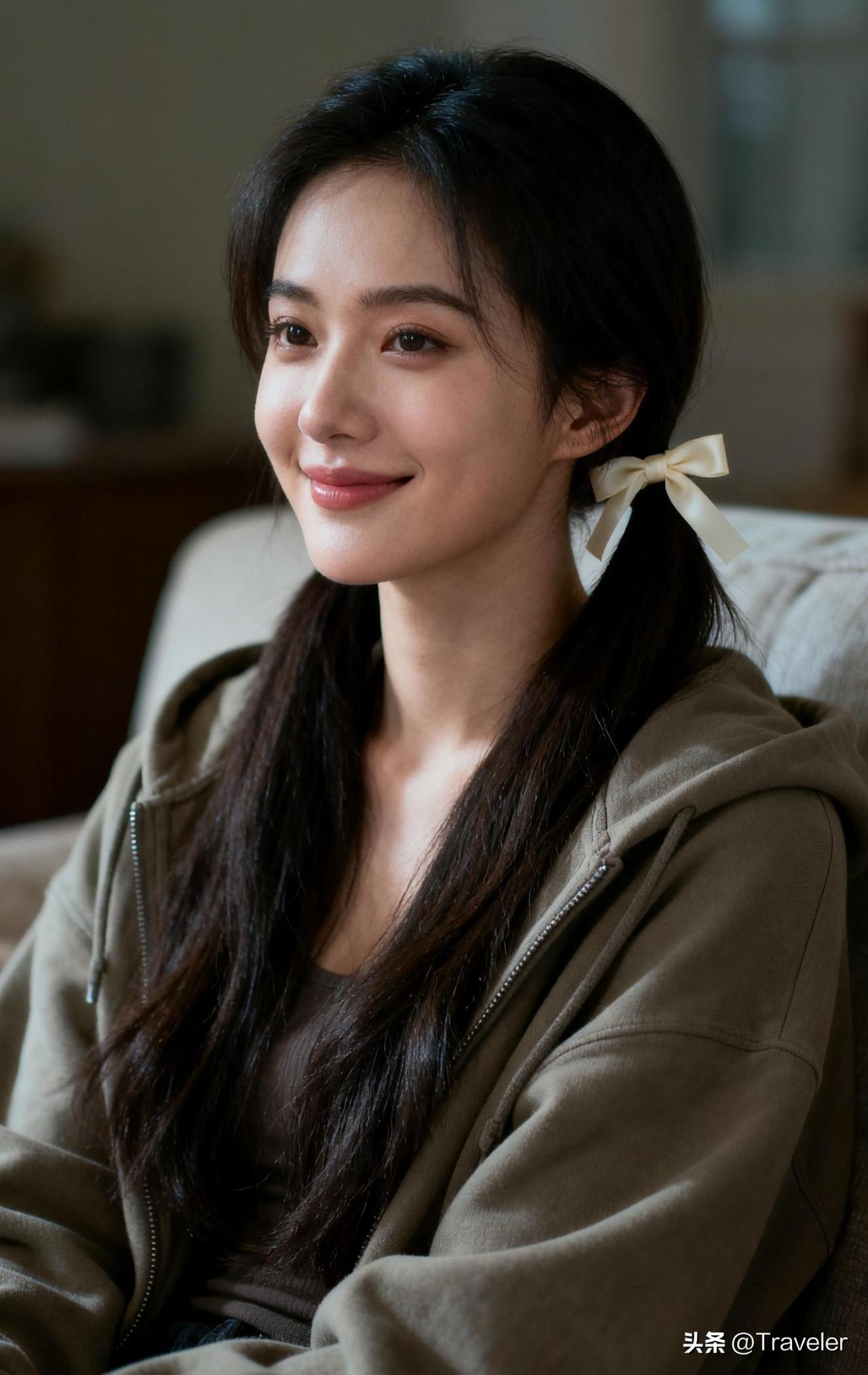 温柔微笑，暖心治愈，简约生活，自然美态。