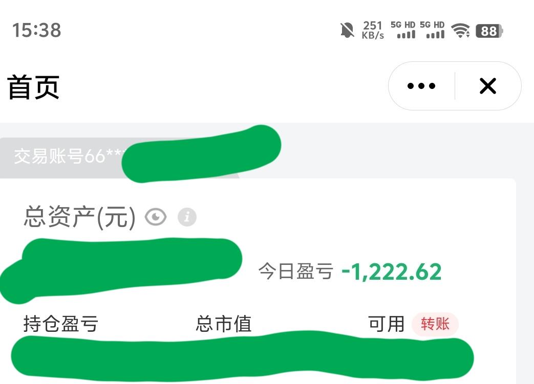 一天亏得是半个月赚的。
没有底，根本没有底。太惨痛了。
每一次买去卖出之前都要仔