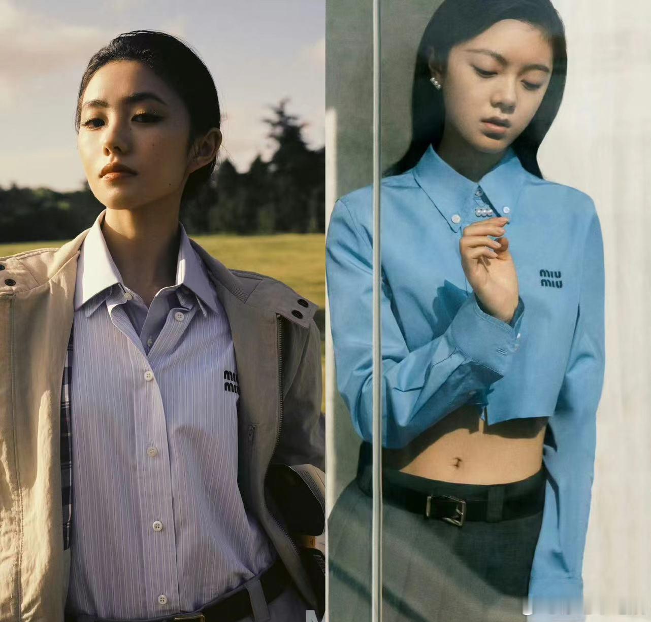 赵今麦的时尚表现力和刘浩存的差距真是越来越大了 ​​​