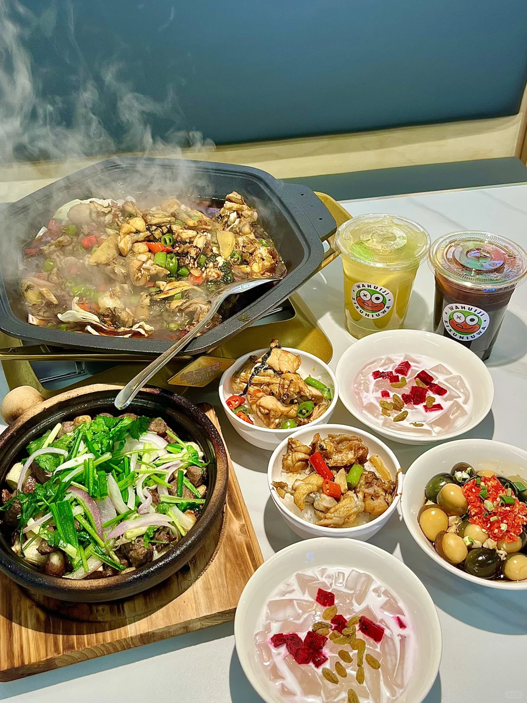 中山：）紫苏牛蛙🍲🐸葱爆牛肉！好下饭🤤🤤
