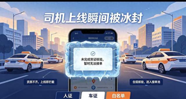 一夜之间大量司机被锁单！网约车双证白名单来袭，无证彻底跑不了