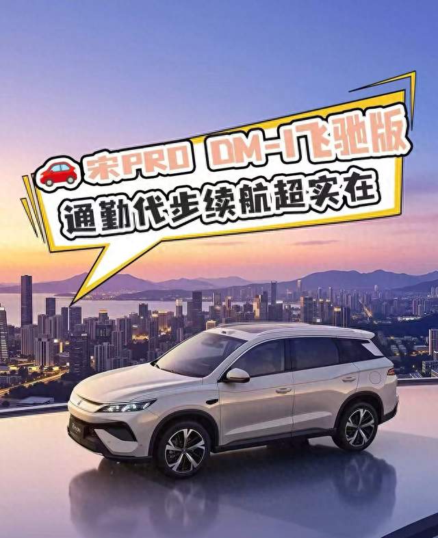 🚗宋Pro DM-i飞驰版｜通勤代步续航超实在