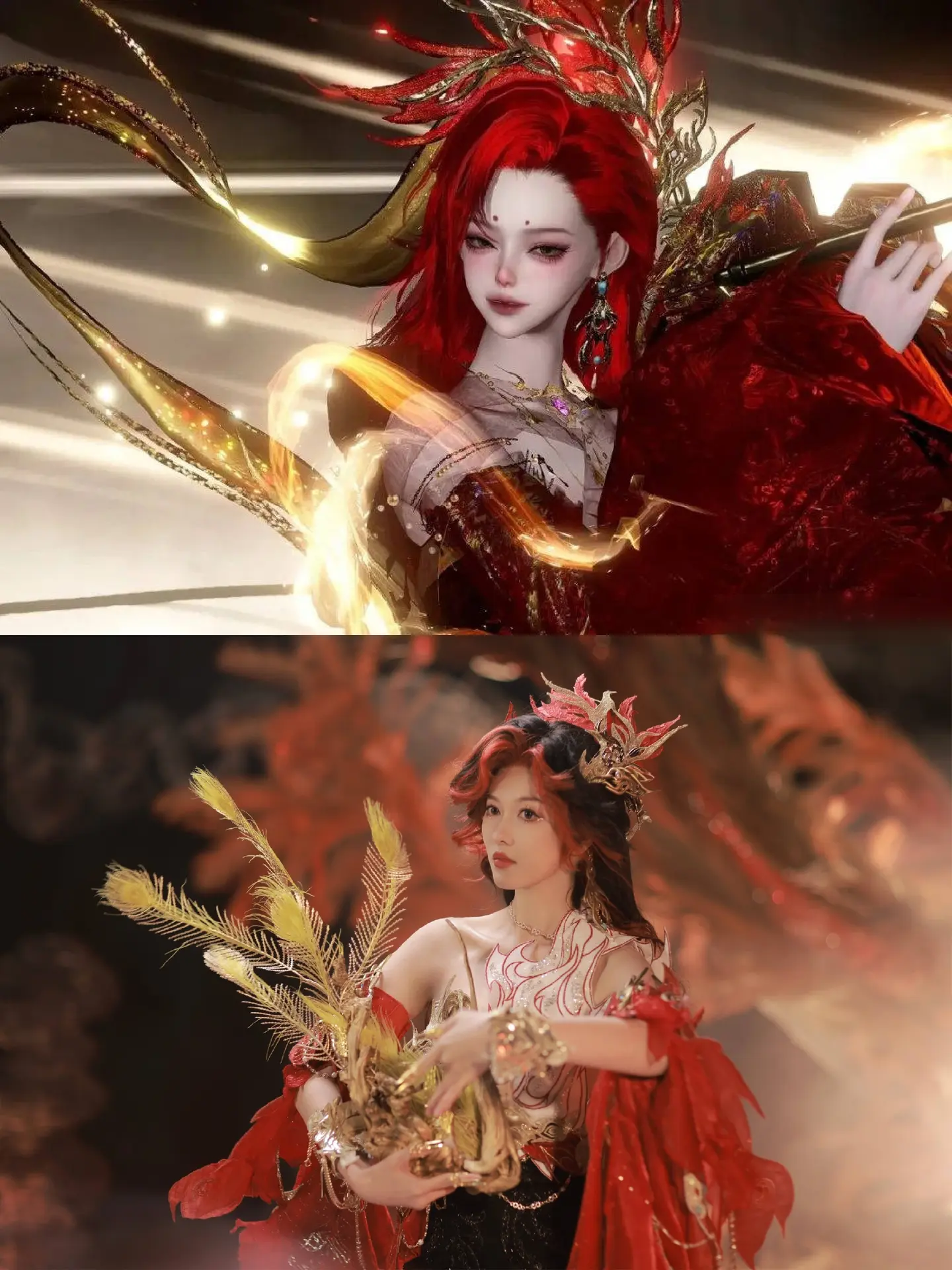 陆婷玉cos九天玄女。