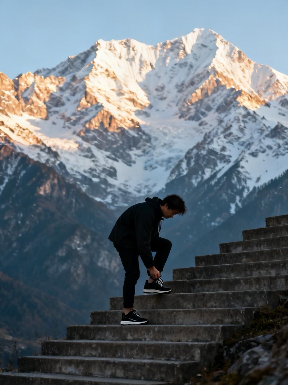 地平线

我们终其一生攀爬的台阶
不过是他人坠落的起点

鞋底磨穿时
发现石阶背