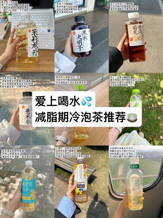 关于减脂期我常喝的0卡冷泡茶推荐🍵