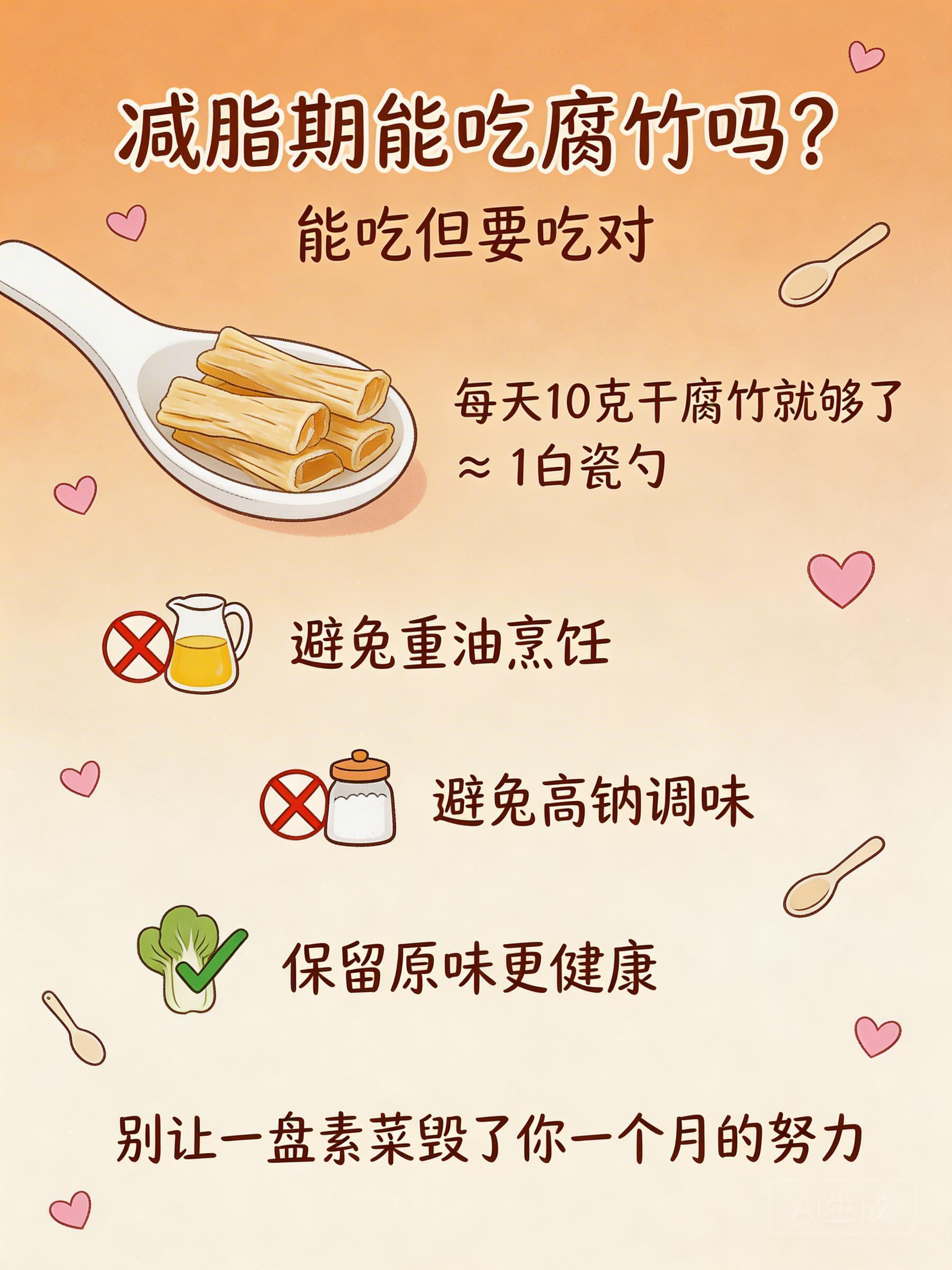 比五花肉还油的素菜 腐竹你居然是热量刺客！腐竹，其实是豆浆煮沸之后表面的一油膜，