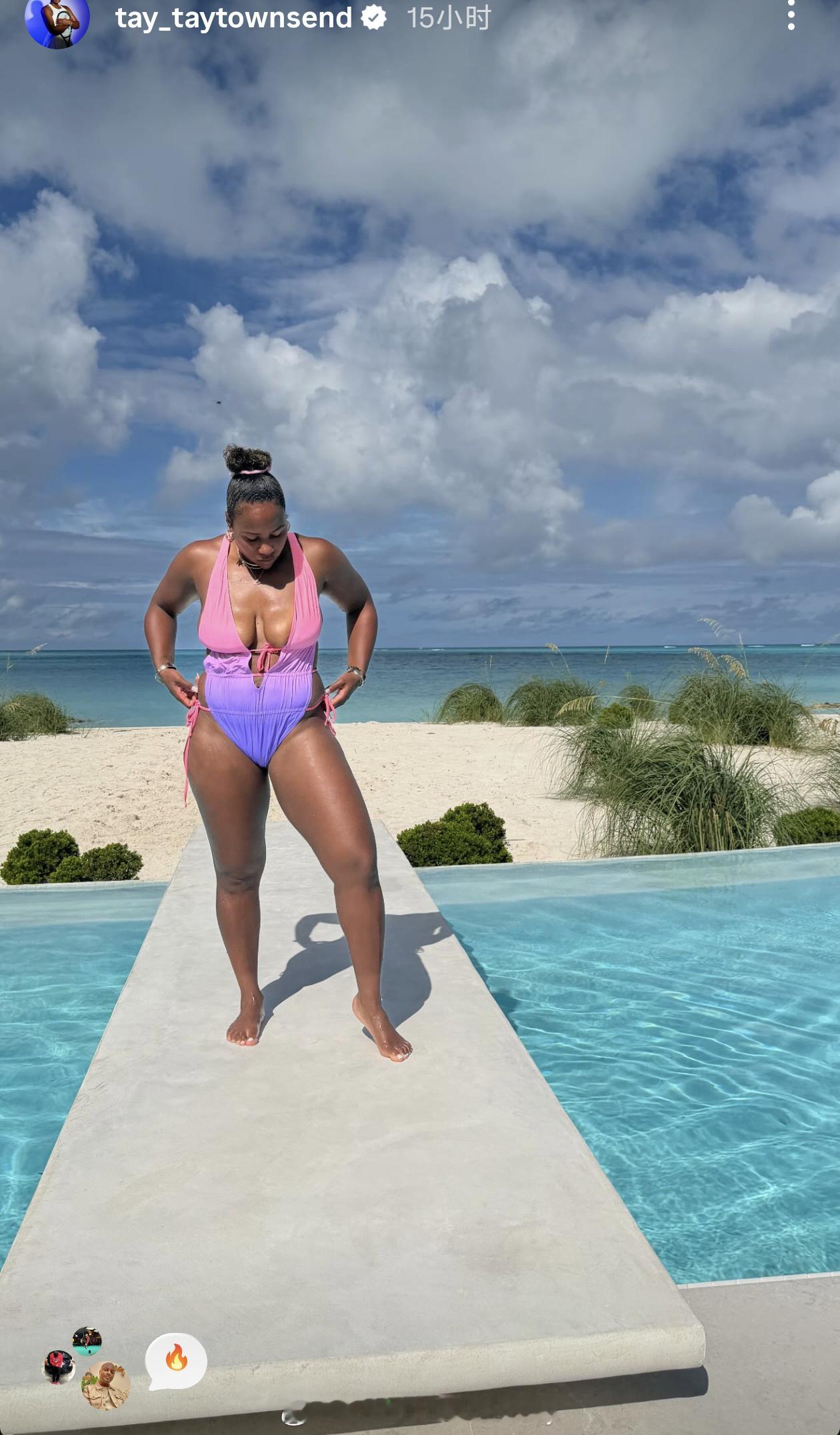 汤森德穿着挺大胆