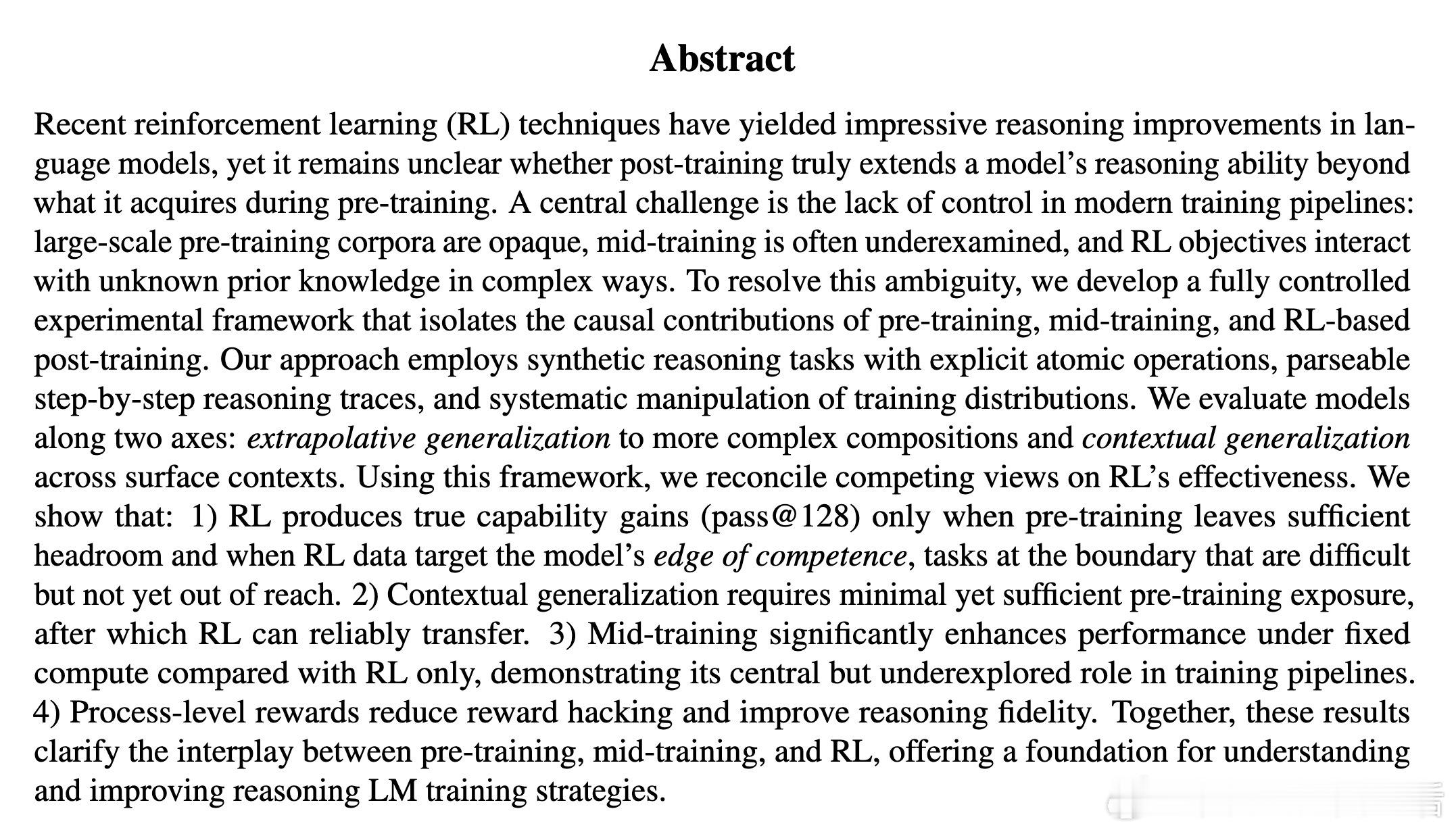 [CL]《On the Interplay of Pre-Training, M