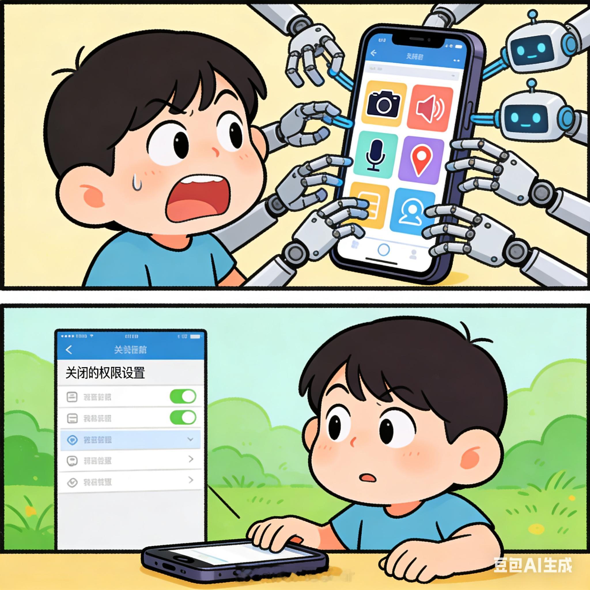 你会把手机权限交给AI吗现在AI的越来越聪明，能作为语音助手、能拍照修图，甚至能