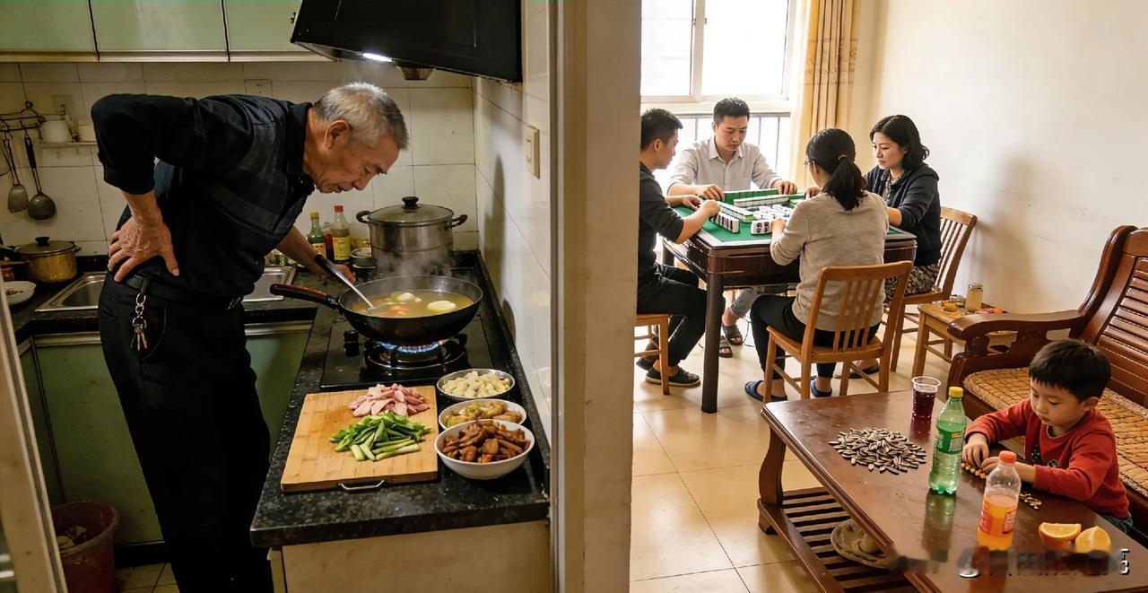 现在有很多这样的情况，名义上是子女跟老人拜年，其实都是把老人当免费的保姆！

儿