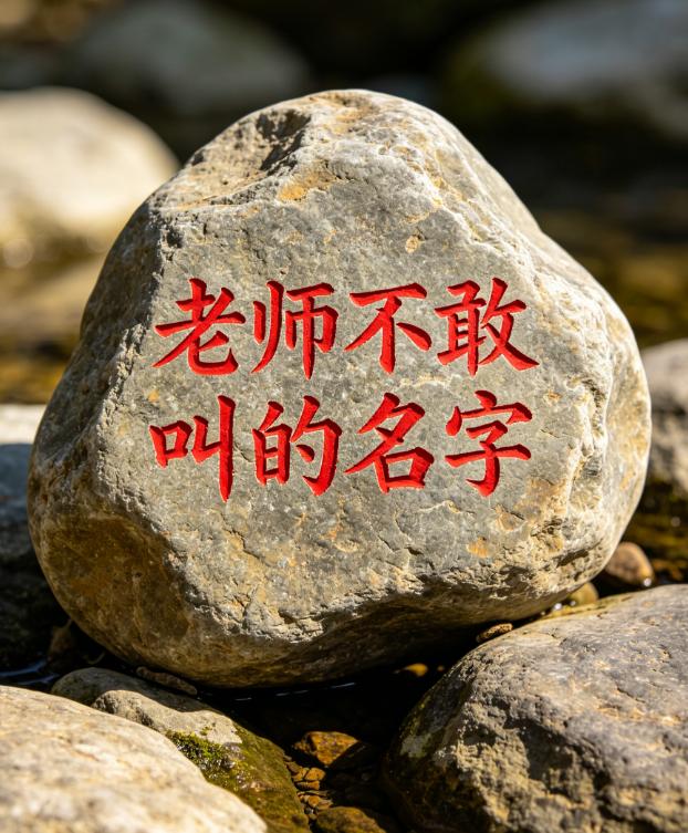 要么读不出来
要么读着尴尬
要么谐音搞笑
要么有些忌讳
......
所以老师不