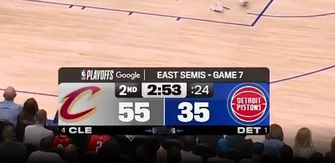 骑士领先活塞20分是不是可以直接宣布恭喜骑士了 骑士vs活塞nba季后赛