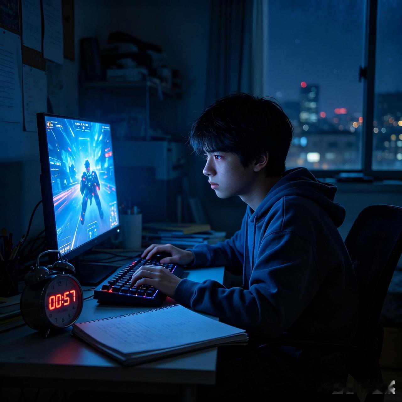 强烈建议：凌晨0点至早8点全网游戏暂停服务

相信绝大多数家长都有同样的焦虑：自