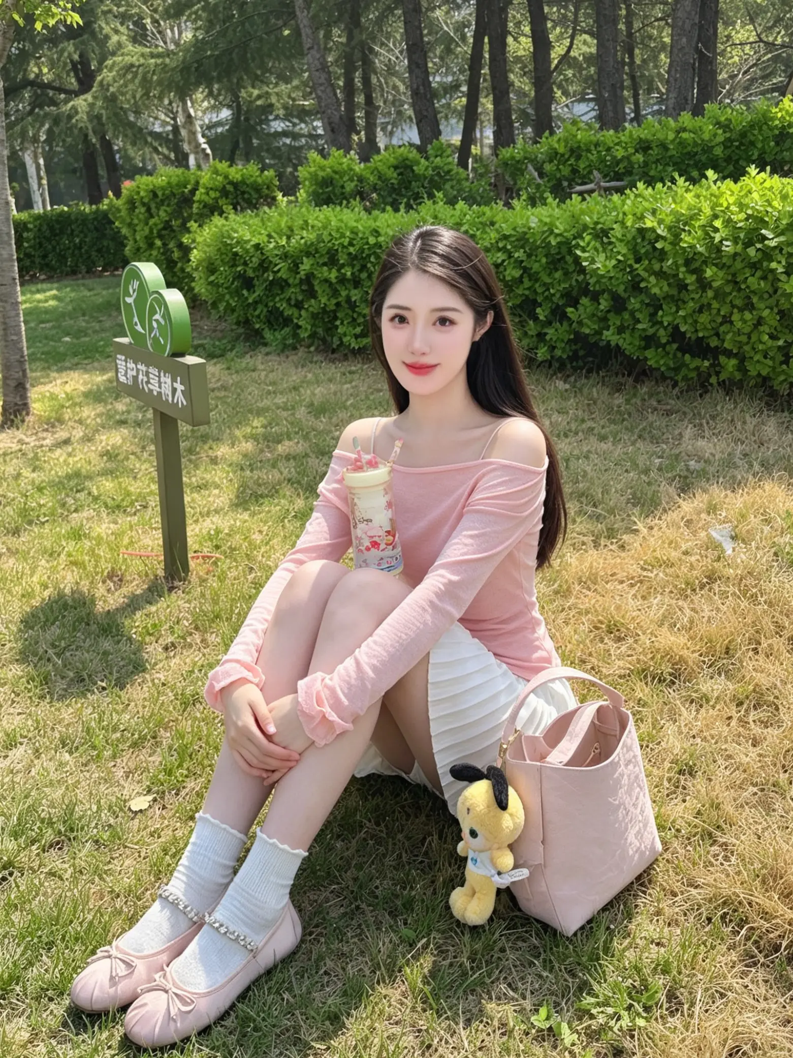 甜妹户外穿搭 甜美户外穿搭 温柔ins风 户外粉色穿搭 户外仙女穿搭