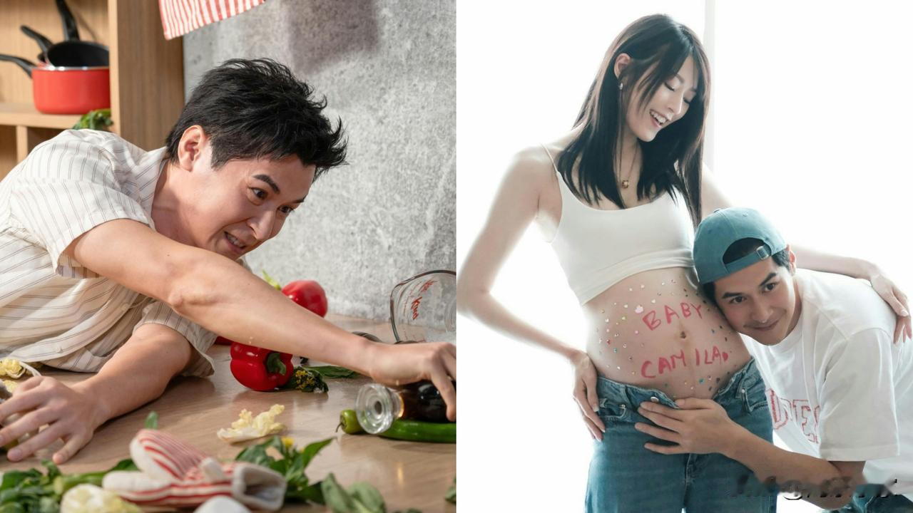 准爸爸陈家乐学习做多功能老公　被太太陈诗雅取笑紧张大师
即将升呢做爸爸的陈家乐，