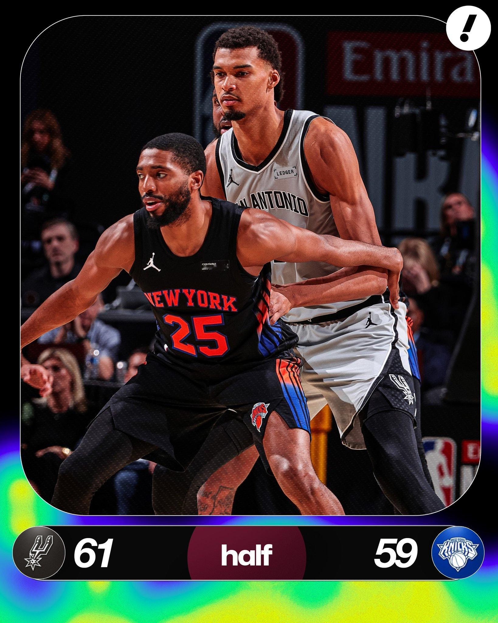 尽管三分不开，马刺还是靠着4失误9前板不输球权，而且他们禁区内22中14（63.