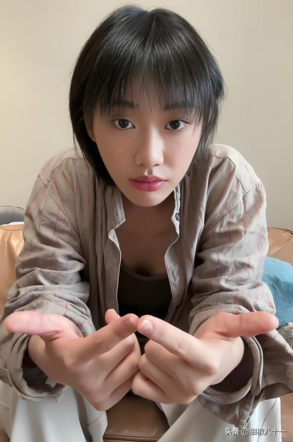 内娱最能演的星二代出现了，

这人就是闫妮的女儿邹元清，

不是说她演戏多，而是